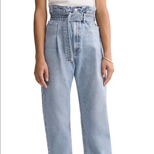 NWT Agolde Reworked 90s Paperbag Jeans